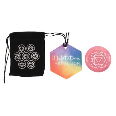 Root Chakra Medallion in Black Pouch